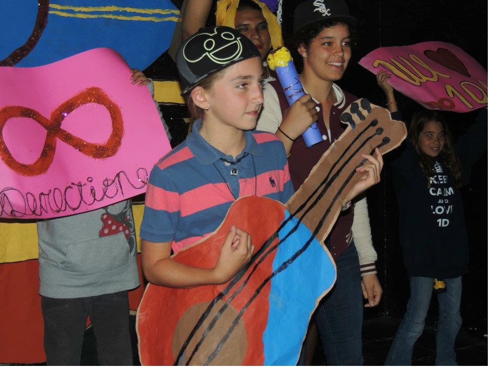 Show de talentos en la noche