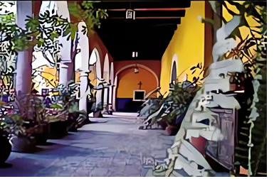 Capilla e interior de la hacienda colonial